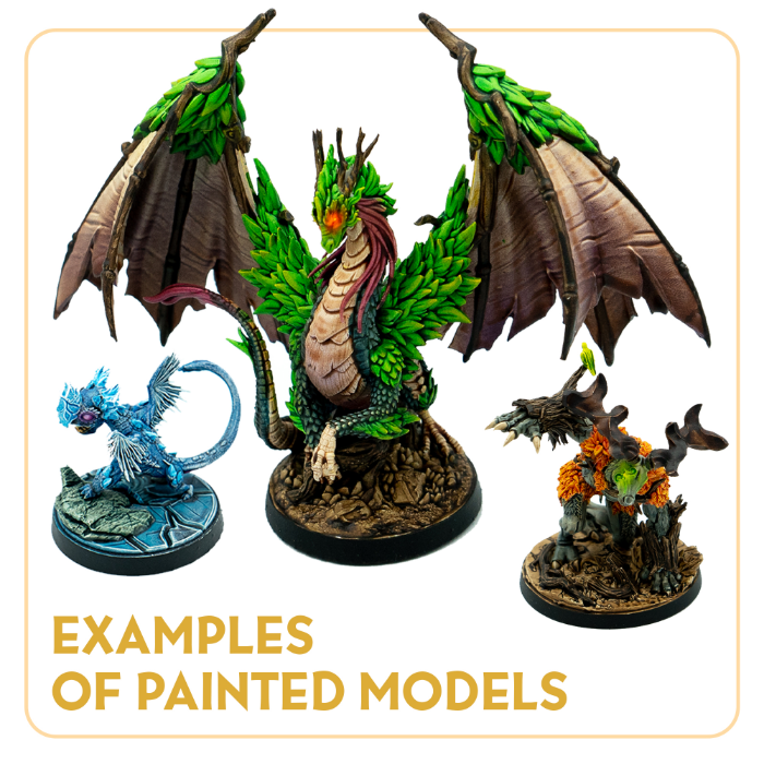 Dragon Eclipse – Édition Kickstarter – Royaumes éveillés – Figurines Peintes