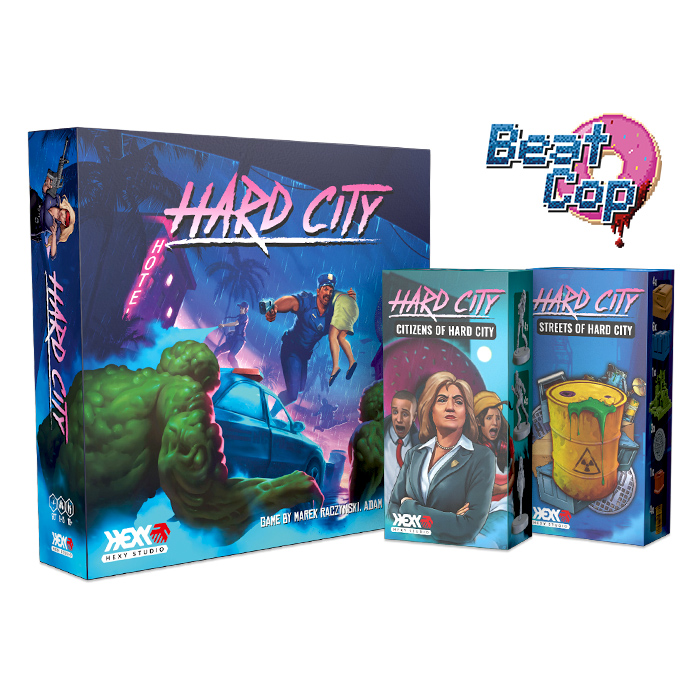 OEJ ~ Hard City ~ Board Game ~ by Hexy Studios 