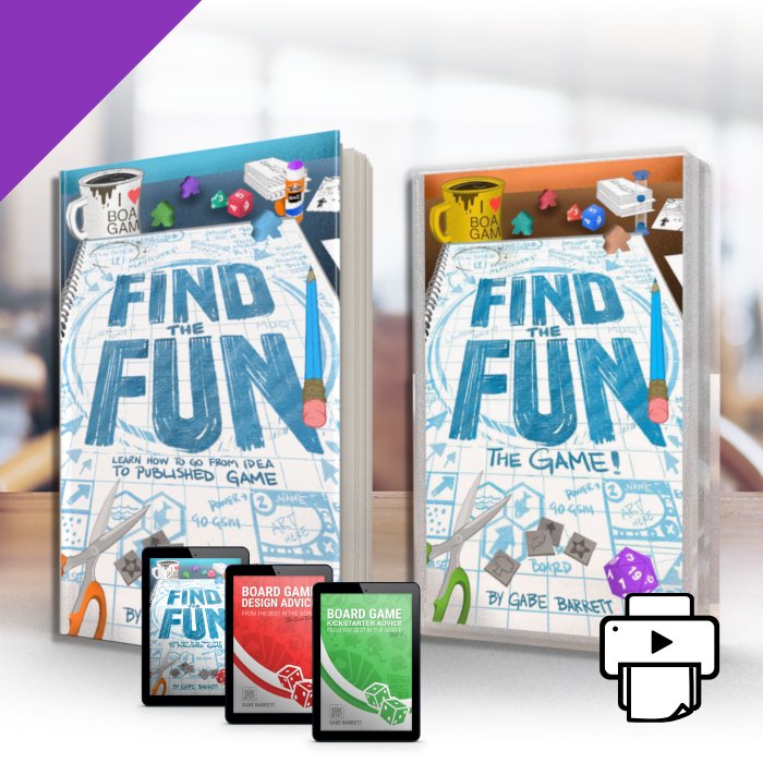 Find the Fun by Gabe Barrett - Board Game Design Pro Online Course