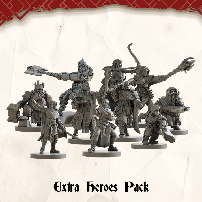 Dungeon Saga Origins – Juego De Mesa Cooperativo De Fantasía Con 26 Miniaturas, Más De 45 Misiones Para 1 A 5 Jugadores