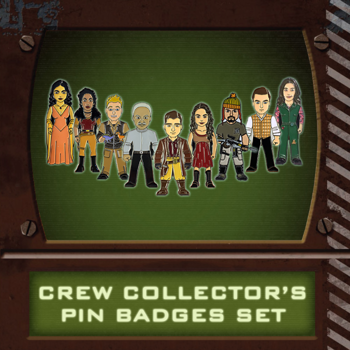 Crew Collector’s Pin Badges Set