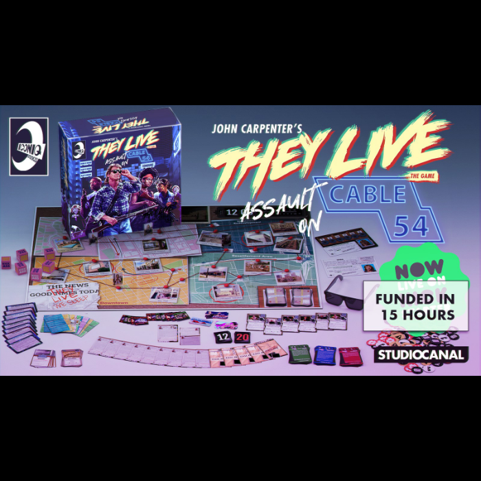 John Carpenter's THEY LIVE good - Assault on Cable 54 - Brettspiel ks