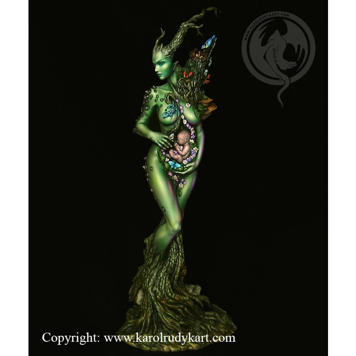 Souls Of The Dragons by Karol Rudyk Art - Gaia the Mother Earth