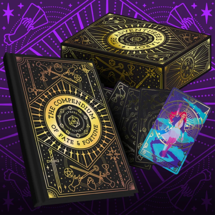 エンテャンティー　enchanty. THE ADVENTURER'S TAROT & COMPENDIUM FOR 5E D&D by Weird Works