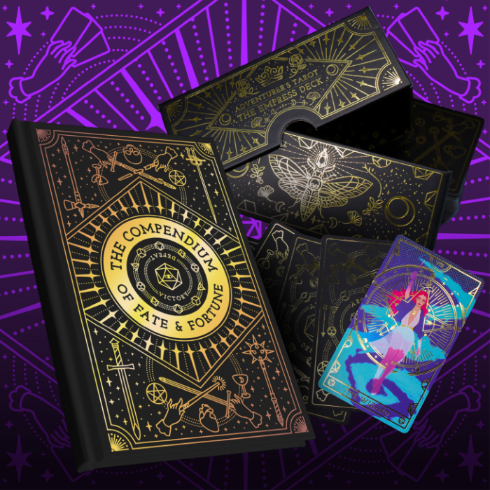 THE ADVENTURER'S TAROT & COMPENDIUM FOR 5E D&D by Weird Works