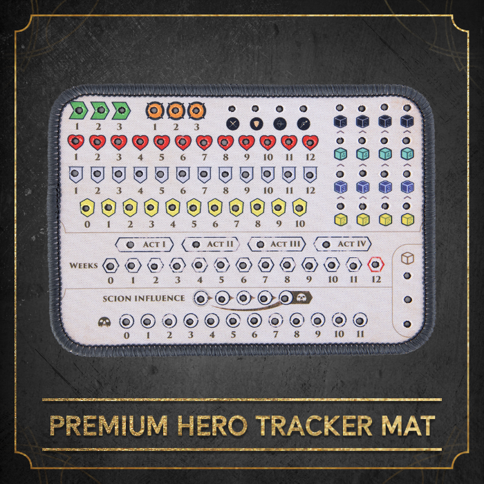 Hoplomachus: Victorum - Hero Tracker Mat
