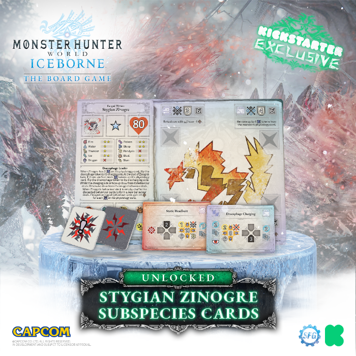 Monster Hunter World Iceborne: The Board Game by Steamforged