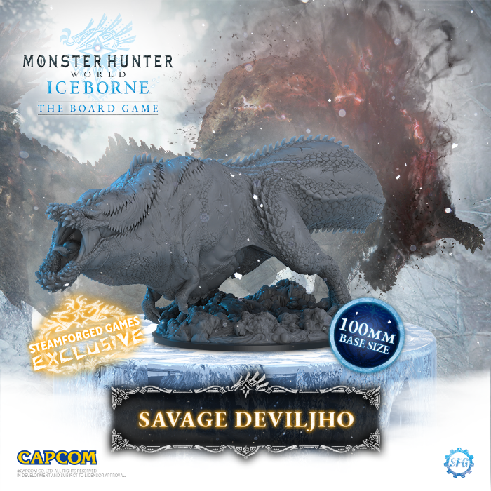 Monster Hunter World Iceborne: The Board Game by Steamforged Games -  Overpowering Hunger Monster Expansion (Early Pre-order / Exclusive) -  Gamefound