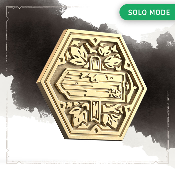 Metalowa moneta do trybu solo