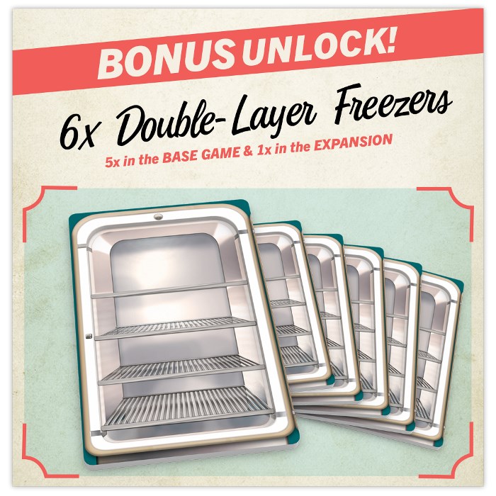 Bonus Unlock: Double-Layer Freezers!