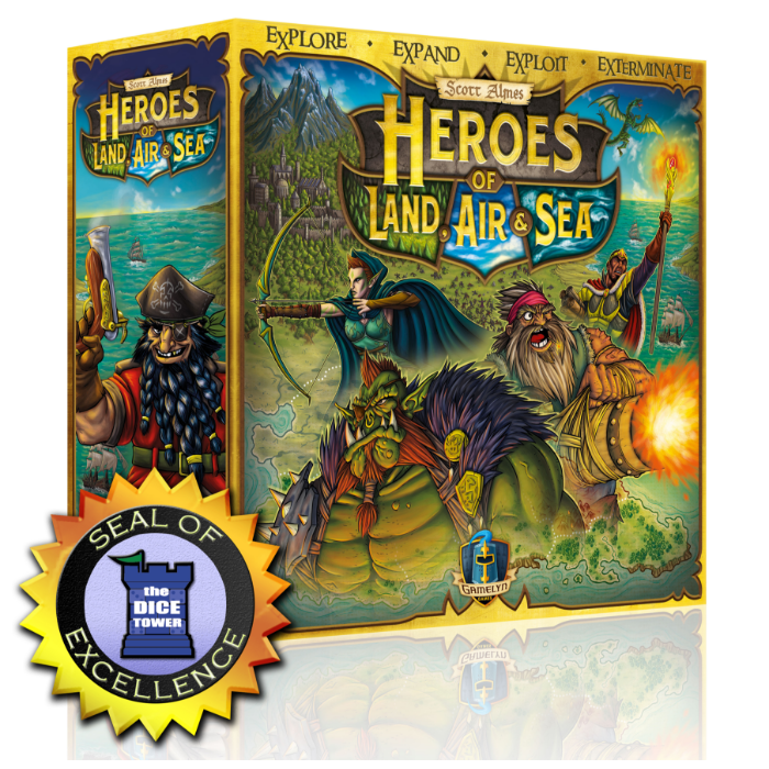 Heroes of Land, Air & Sea - Deluxe Reprint by Michael Coe - Gamelyn Games