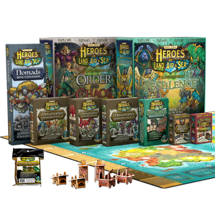 Heroes of Land, Air & Sea - Deluxe Reprint by Michael Coe - Gamelyn Games,  free to play unleash a mercenary 