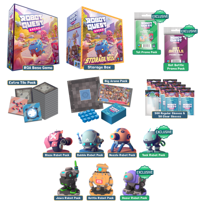 Robot Quest Arena: Bot Battle by Wise Wizard Games - Gamefound