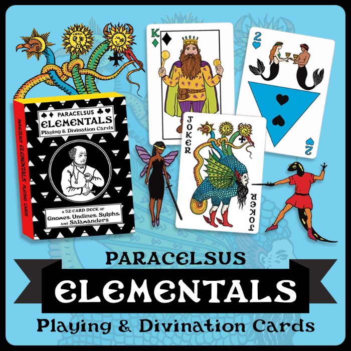 Paracelsus ELEMENTALS Deck-Use for card games, divination, or for D&D ...