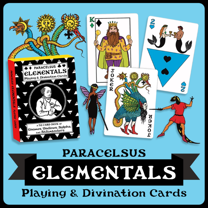 Paracelsus ELEMENTALS Deck-Use For Card Games, Divination, Or For D&D ...