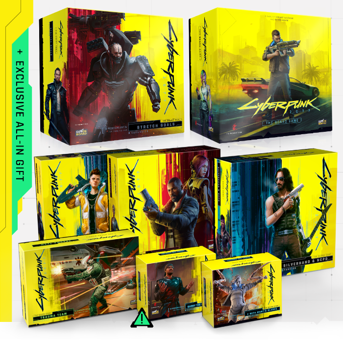 Cyberpunk 2077 - The Board Game by Go On Board - Gamefound