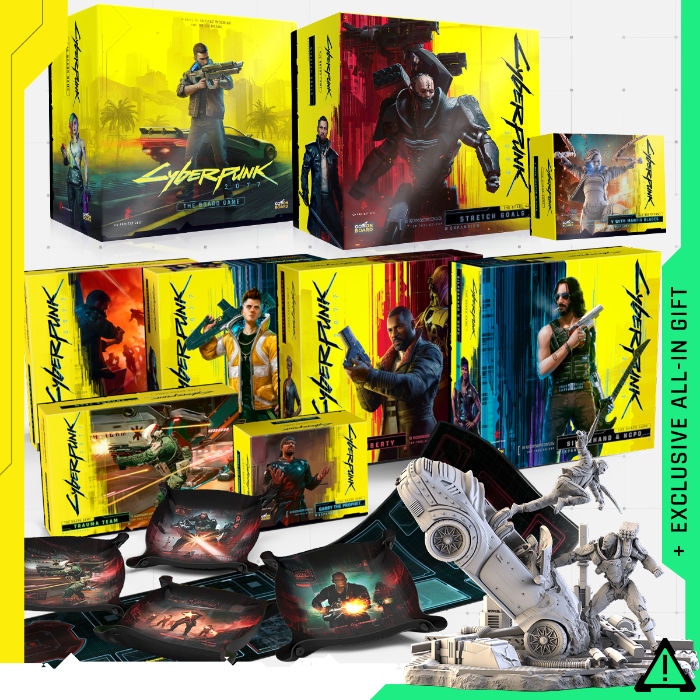 Cyberpunk 2077 - The Board Game by Go On Board - Gamefound