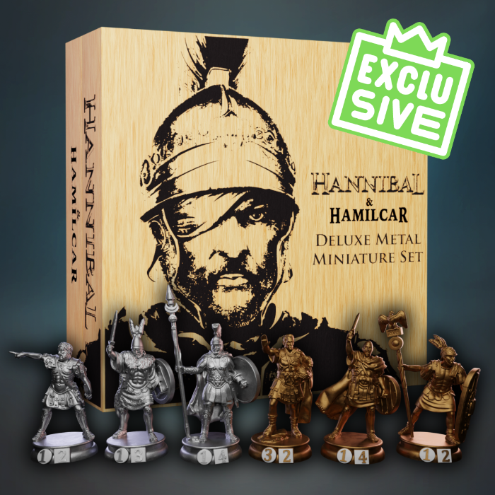 Hannibal & Hamilcar + Metal Minis by PHALANX - Gamefound