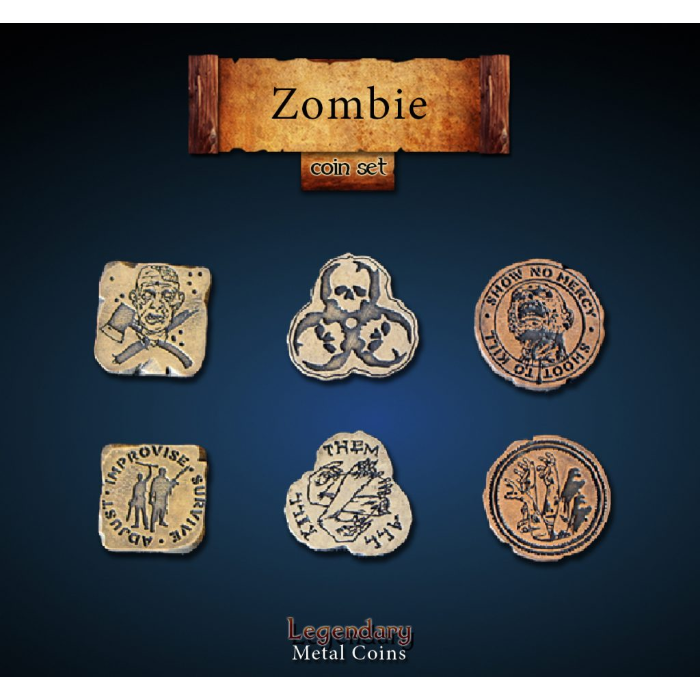 Legendary Metal Coins Season 4 by Drawlab - Alien Coin Set - Gamefound