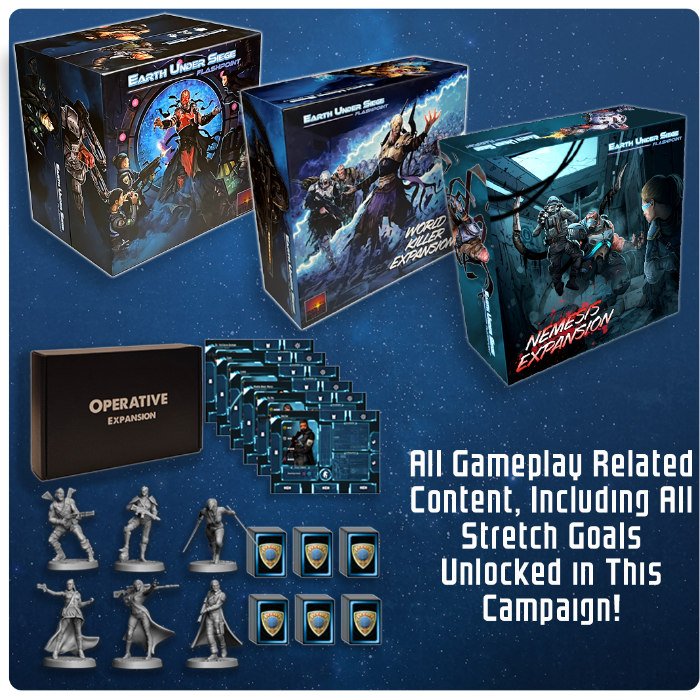 Earth Under Siege: Flashpoint Reprint plus Nemesis Expansion