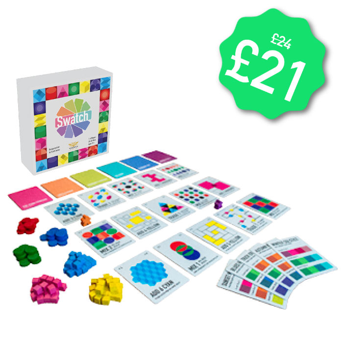 Swatch the abstract game of art by Minerva Tabletop Games Swatch (£