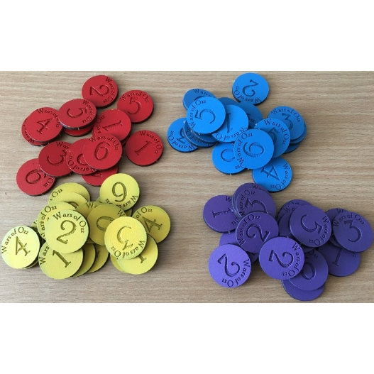 Wars of Ozz by Sally 4th - Unit Activation Tokens - Gamefound