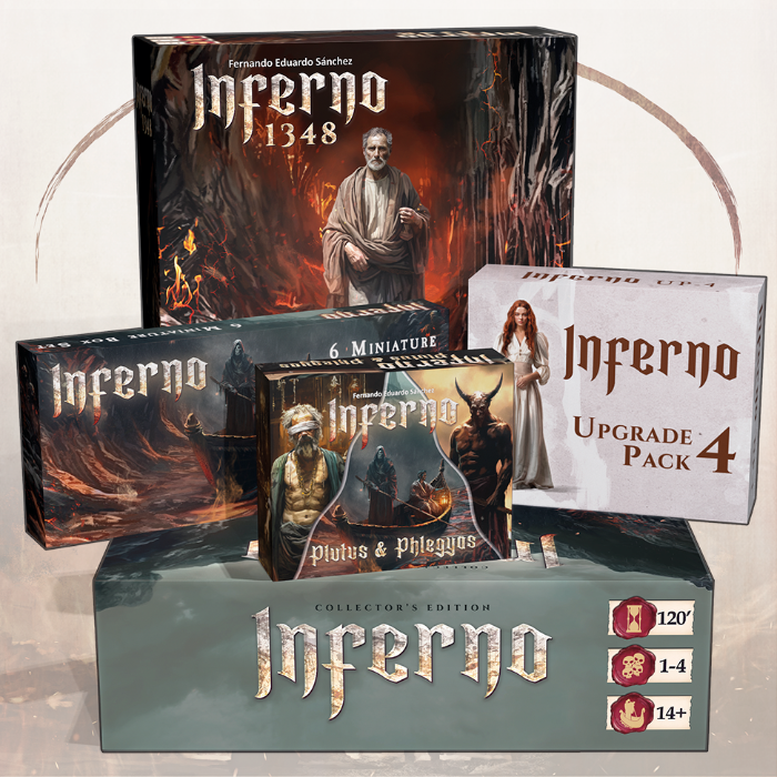 Inferno 1348 Deluxe & Inferno Deluxe Reprint by Red Mojo Games