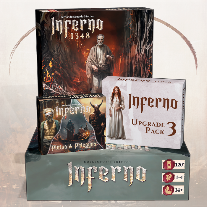 Inferno 1348 Deluxe & Inferno Deluxe Reprint by Red Mojo Games