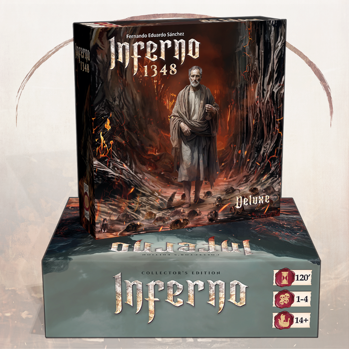 Inferno 1348 Deluxe & Inferno Deluxe Reprint by Red Mojo Games