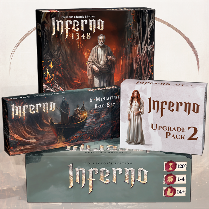 Inferno 1348 Deluxe & Inferno Deluxe Reprint by Red Mojo Games