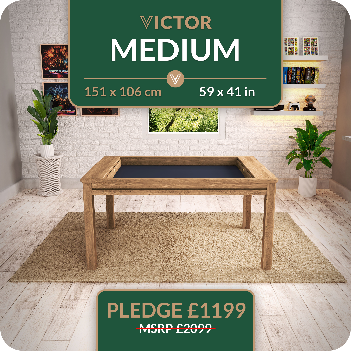 The Victor – Everyday Gaming Table by Geeknson by Geeknson Team