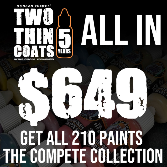 Two Thin Coats: 5 Years of the Ultimate Duncan Rhodes Painting