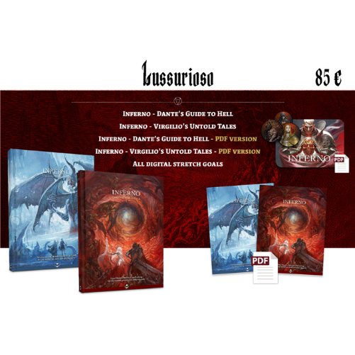 Inferno is a sourcebook for D&D 5E based on the works of Dante