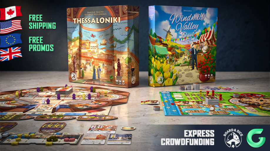 Thessaloniki & Windmill Valley Duel by Board&Dice - Gamefound