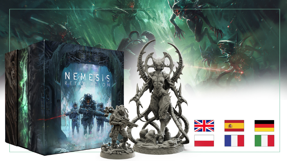 nemesis retaliation card sleeves Retaliation" All In Gamefound Sleeve Bundle (8803 X 3 + 8810 sleevekings Premium Card sleeve Kit for Nemesis Nemesis Retaliation" All in Gamefound