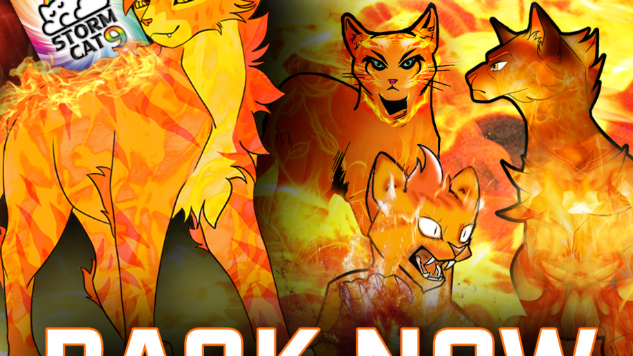 Ashfur Fire scene | Art Board Print