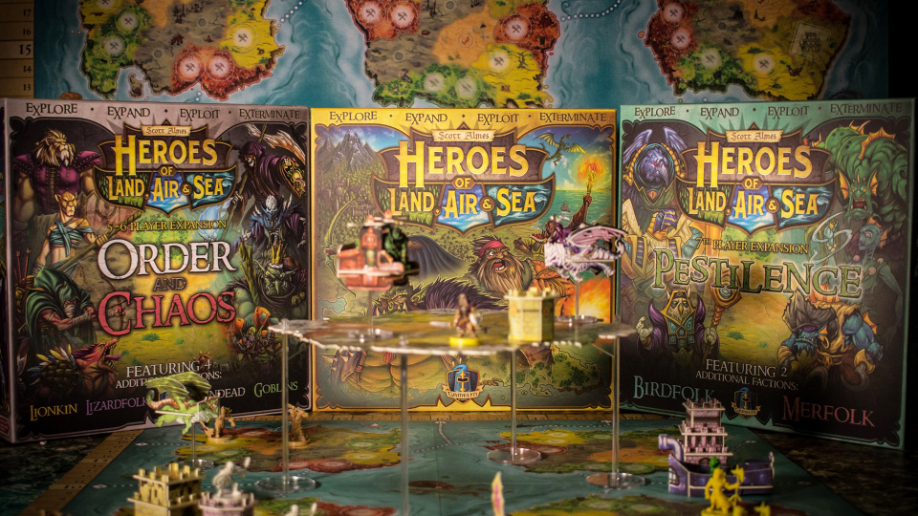 Heroes of Land, Air & Sea - Deluxe Reprint by Michael Coe - Gamelyn Games