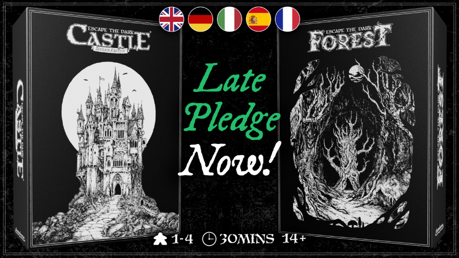 escape the dark castle card sleeves Large Sleeves (A6) – Themeborne Ltd