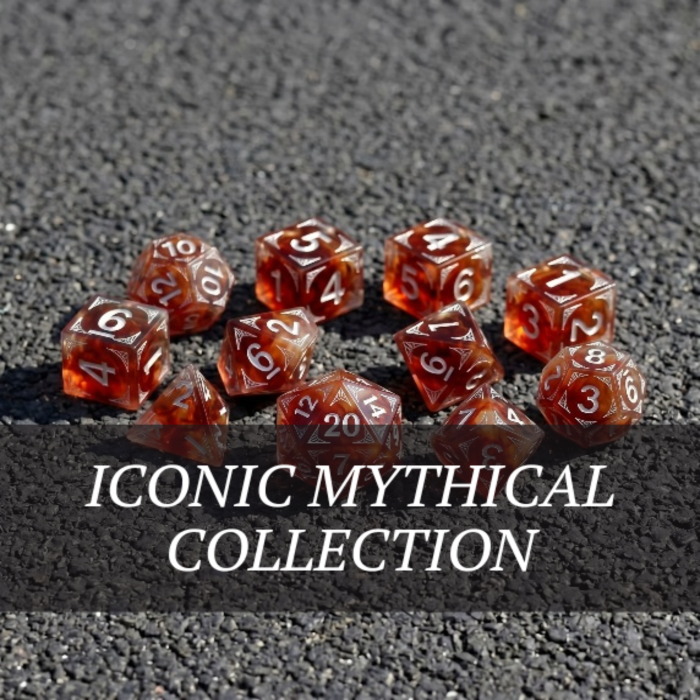 Couverture de Iconic Mythical Collection RPG Dice Sets by Skillva
