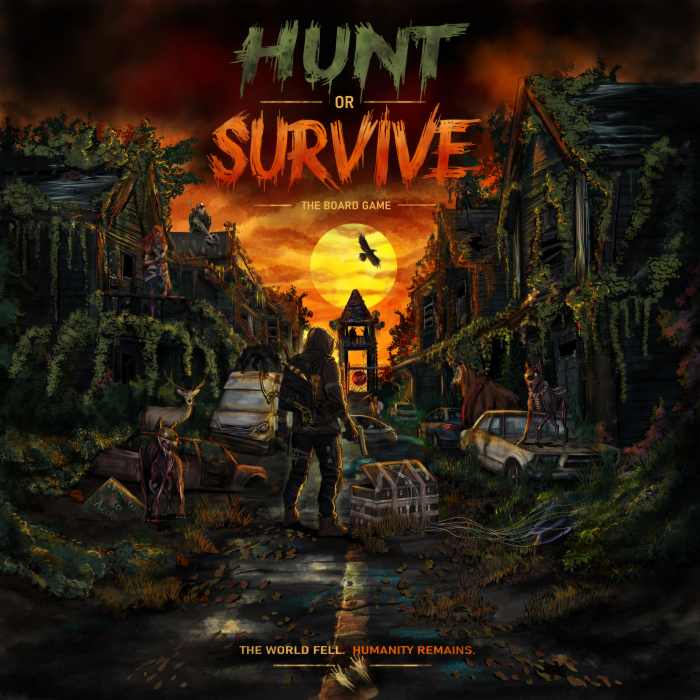 Couverture de Hunt or Survive The Board Game