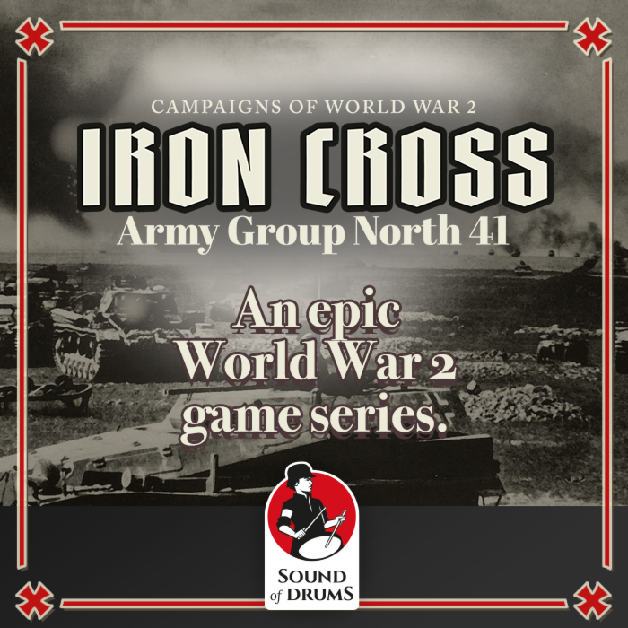 Couverture de Iron Cross - Campaigns in WW2 - Volume 1: Army Group North 1941