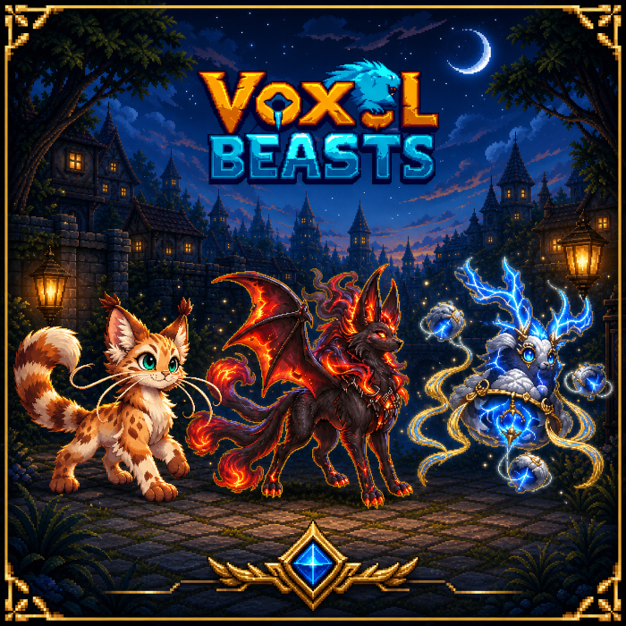 Couverture de Voxel Beasts