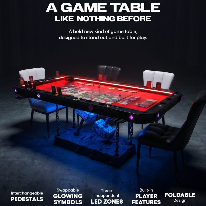 Couverture de Thronox - A Game Table Like Nothing Before. Patent Pending.
