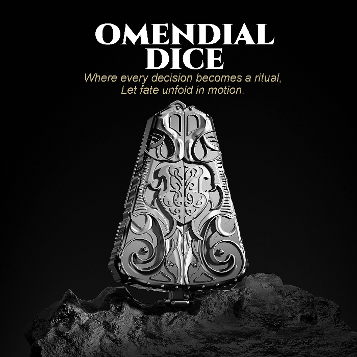 Couverture de OMENDIAL DICE: A Mechanical 7-in-1 Spinner Die for RPGs