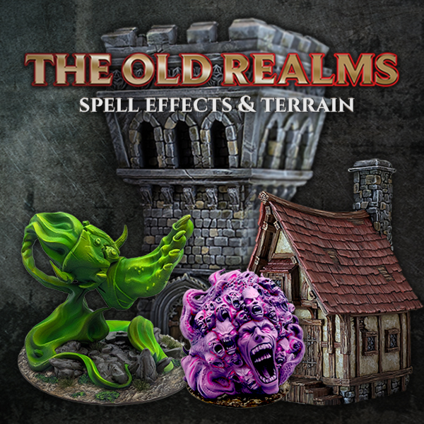 Couverture de The Old Realms: Spell Effects and Fantasy Terrain