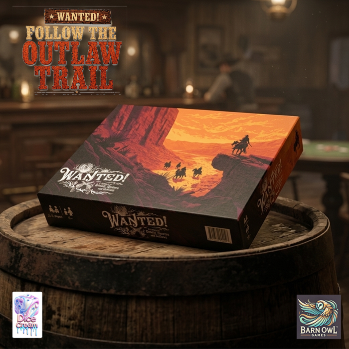 Couverture de Wanted! A Game of Bounty Hunters and Outlaws