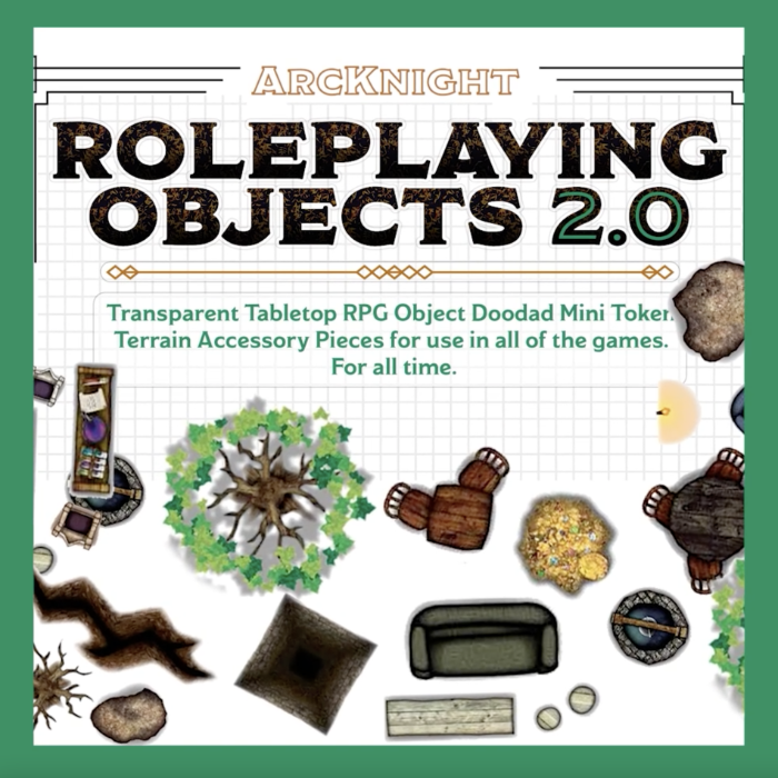 Couverture de Roleplaying Objects 2.0 - Doodad or Die-Cut Trying