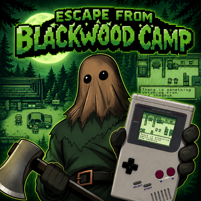 Escape from Blackwood Camp — A Retro Slasher Game for the Game Boy