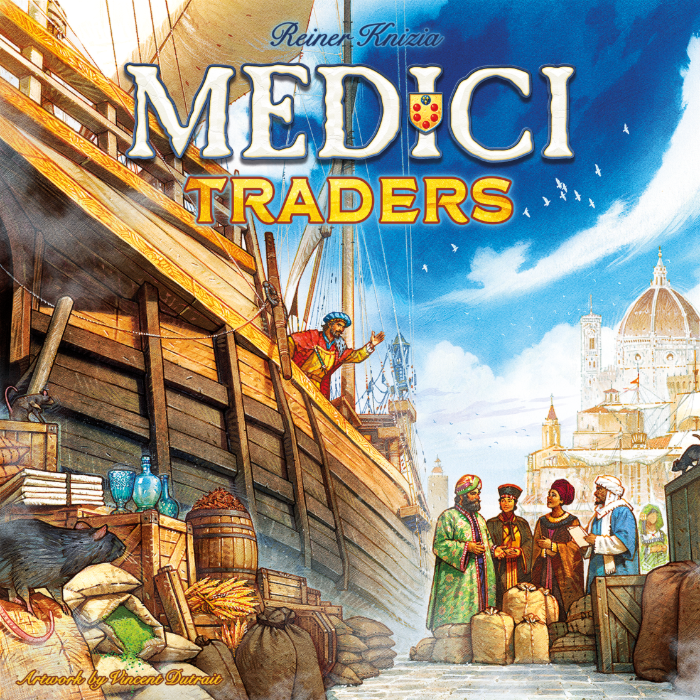 Couverture de Reiner Knizia's Medici Traders Tile Auction Game