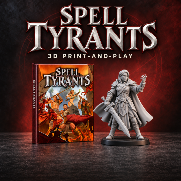 Couverture de Spell Tyrants: A Fantasy Miniatures Skirmish Game